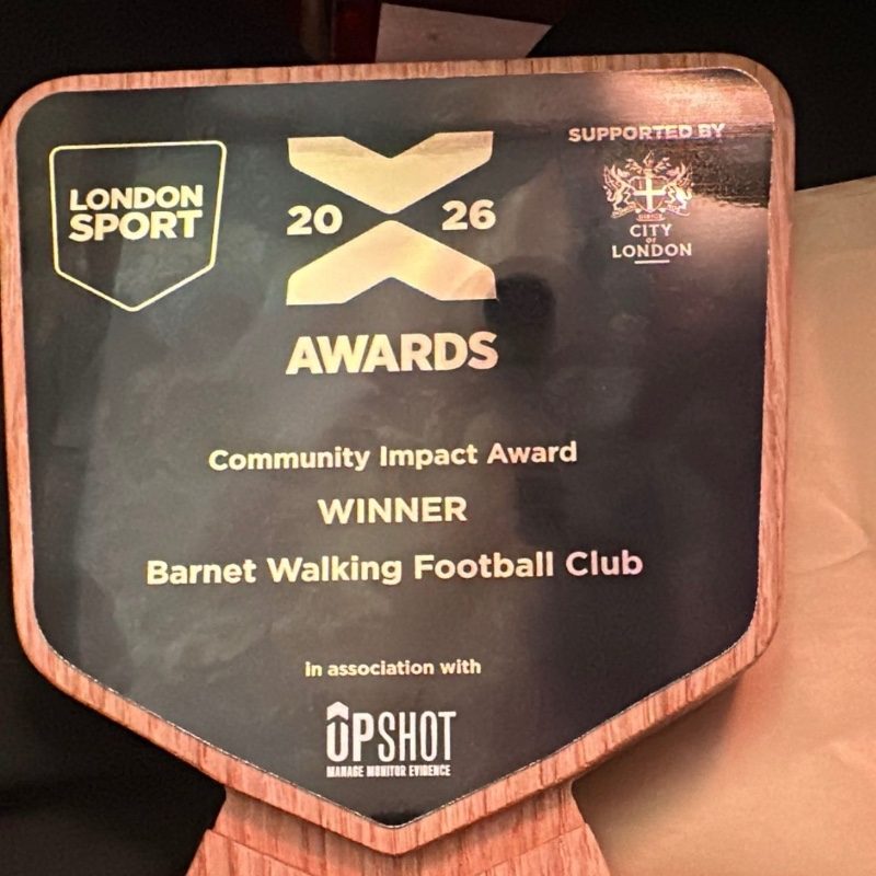Barnet Walking football team